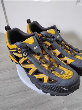 Helly Hansen Trail Running Shoes Yellow Gray Infinity Fit Outdoor